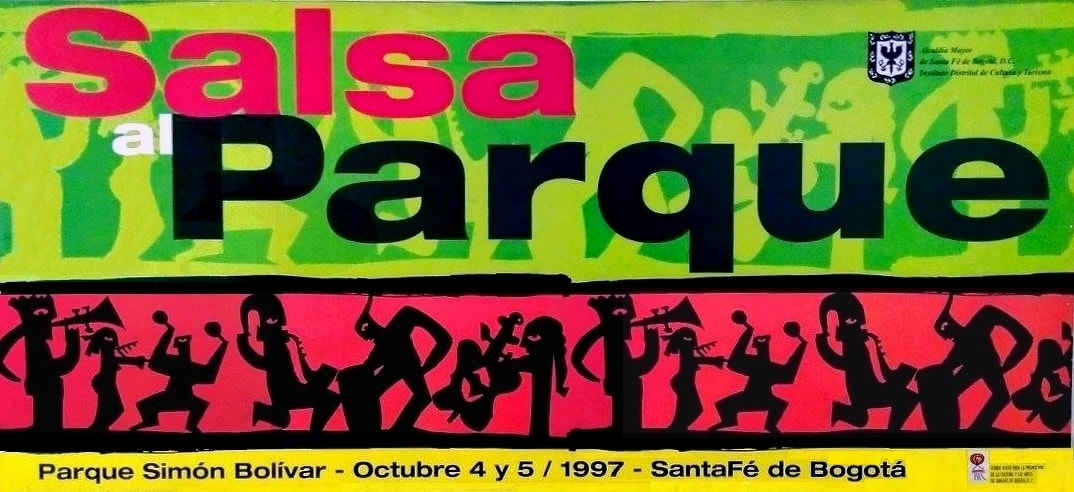 Afiche Salsa al Parque 1997
